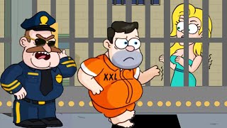 Jail Breaker: Sneak Out - Noob Vs Pro Android Gameplay Walkthrough HD - New Levels 96-100 (THE END) screenshot 5