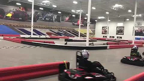 Golf carting at K1 Speed in Hillsboro Oregon go kart number : 47