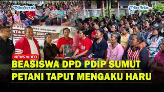 PETANI TAPUT Mengaku Haru, Beasiswa DPD PDIP Sumut Ringankan Biaya Sekolah