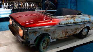 Восстановление старого советского педального автомобиля | Old Soviet pedal car full Restoration