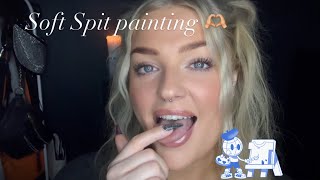 Soft Spit Painting Asmr 