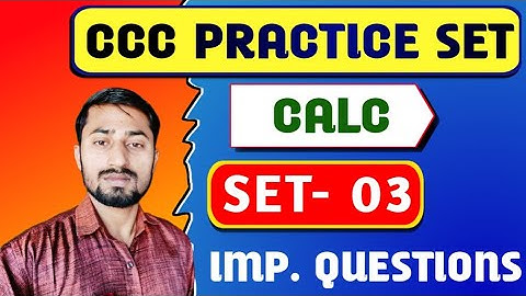 🔥 CCC PRACTICE SET 3 – Libre Office Calc Most Important Questions | Target Pariksha Jagat