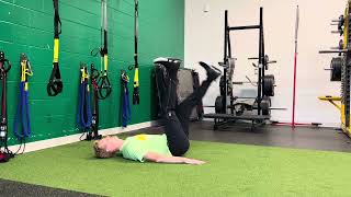 Alternating Straight Leg Deadbug