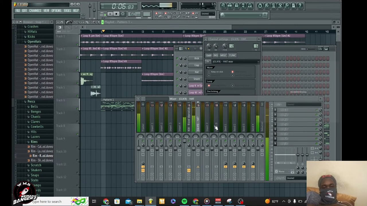 How To Make Drums Patterns 🥁 For Artists Like Real Boston Richey x Luh Tyler | FL Studio