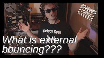 What is external stereo bouncing? ||| 4-track bouncing techniques ||| MADE ON TAPE