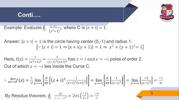 GTU_BE_MECHANICAL_3130005_Complex Variables & Partial Diff. Eq_Cauchy Residue theorem & its appli.
