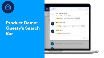 Using the Guesty Search Bar | Guesty Product Demo