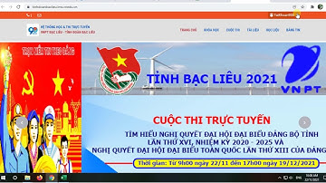 Hướng dẫn tham gia Cuộc thi trực tuyến tìm hiểu Nghị quyết Đại hội do Tỉnh đoàn Bạc Liêu phát động