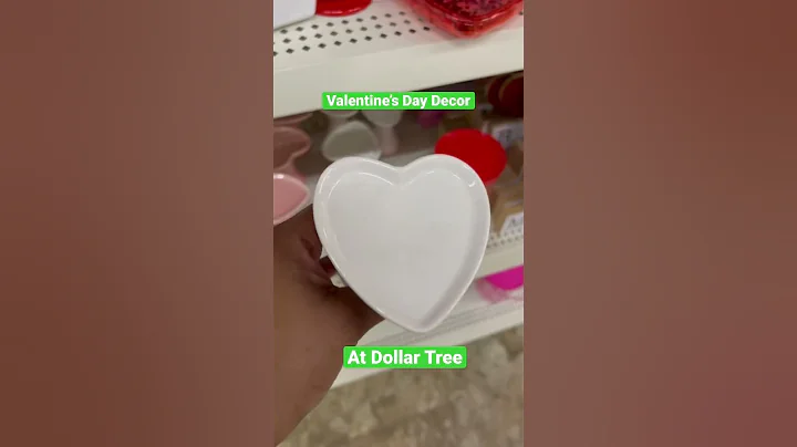 Valentine’s Day Decor at Dollar Tree! #diy #crafts #candle