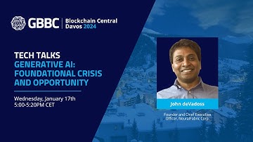 "Tech Talks | Generative AI: Foundational Crisis and Opportunity" - GBBC