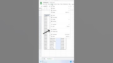 How to create conditional checkboxes in GSheets. #excel #shorts