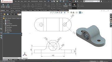 SolidWorks Drawing Tutorial for Beginners Exercise 24