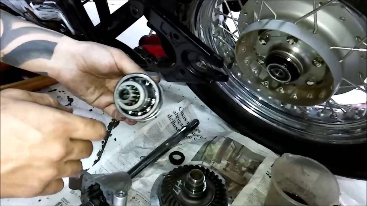 YAMAHA DRAG STAR 650 PROBLEMA NO CARDÃ TROCA DOS ROLAMENTOS E ÓLEO