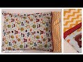 EASIEST Pillowcase - Only Three Seams | How to - Whitney Sews