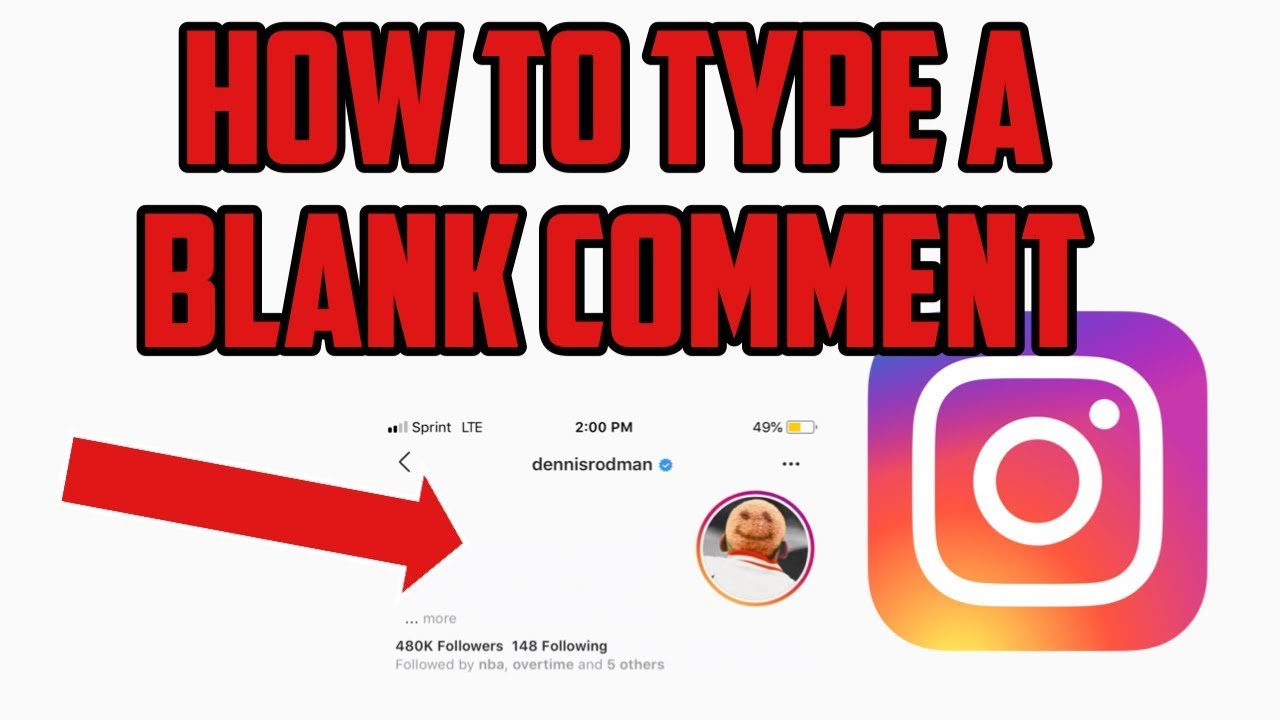 How To Type A Blank Comment On Instagram