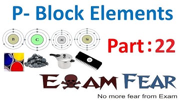 Chemistry P Block Elements part 22 (Silicon & silicates) CBSE class 11 XI