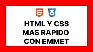 como escribir CODIGO HTML y CSS mas RAPIDO con EMMET [ACTUALIZADO] 🚀