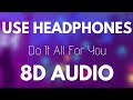 Alan Walker - Do it All For You (8D AUDIO) Ft. Trevor Guthrie