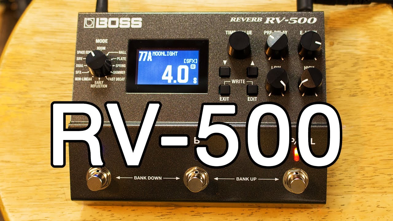 Boss RV-500 Reverb - Ambient Guitar Gear Review