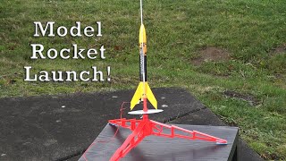 Wild Bill Flynn's Estes Alpha III Model Rocket Launch Set Demonstration & Review