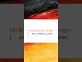 ⚫ 🔴 🟡 ich bin plötzlich Königin #howtosayingerman #germanwords