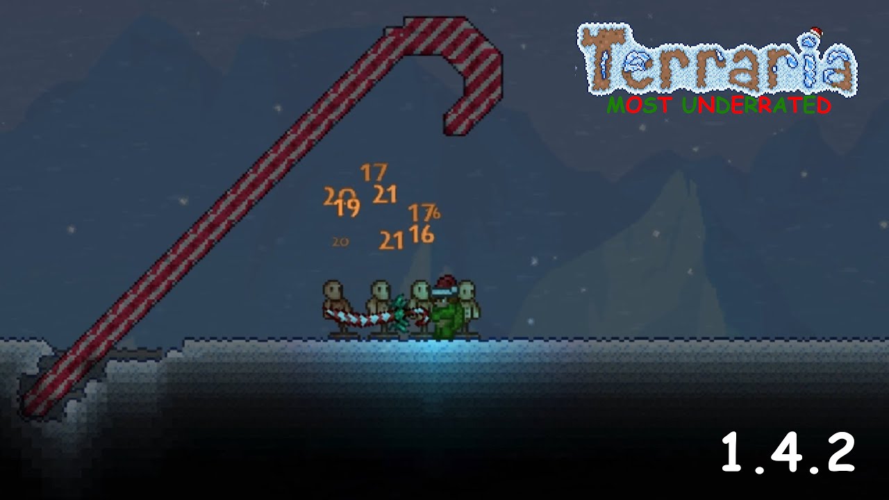 Terraria's Most Underrated The Candy Cane Sword YouTube