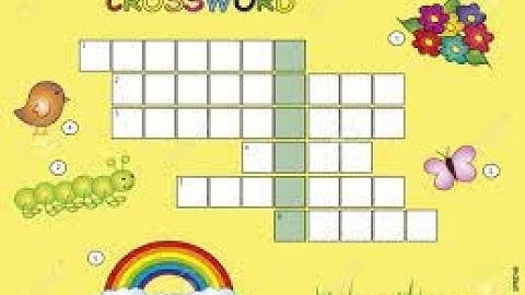 How to create crossword games? | To create online games | Puzzles For Kids | Fun Games for students