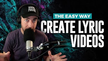 How To Create a Lyric Video Like A Pro (The Easiest Way)