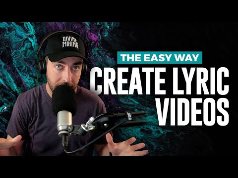 How To Create a Lyric Video Like A Pro (The Easiest Way)