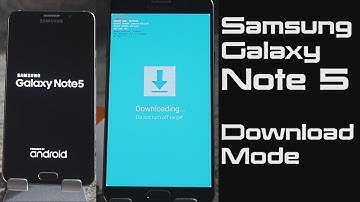 How to put Samsung Galaxy Note 5 in Download Mode
