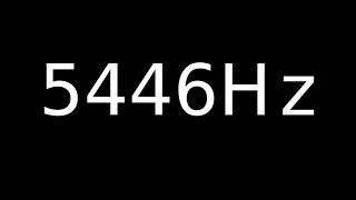 Speaker Sound Test 5446Hz