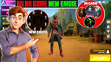 FFI New Update | FFI BR New Emotes | FFI BR Game New Update Game Dev Raj