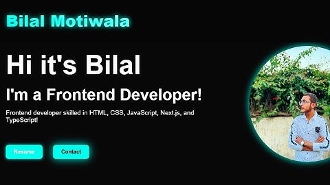 Styling a Modern Portfolio Website with CSS | Fully Responsive Design (Part 2)
