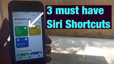 TOP 3 MUST HAVE SIRI SHORTCUTS
