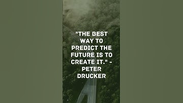 The best way to predict the future is to create it 🔑🤝🏼 #Business #Motivation #Quote #Entrepreneur
