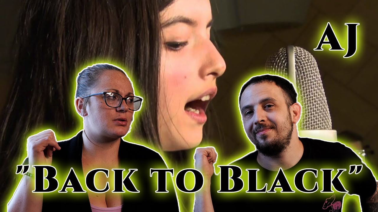 "Back to Black" | (Angelina Jordan) - Cover, with KORK, improvised lyric. Reaction!