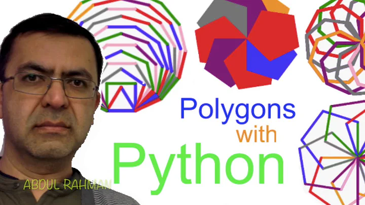 11 Let's draw polygons by programming a function in Python | Cool patterns |  Cool designs