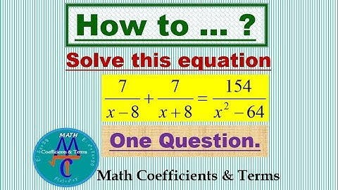 How to Solve a Rational Equation (Variables in Denominators) with Solution.