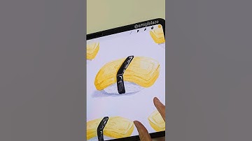 SIMPLE Egg Sushi made EASY in Procreate 🍣 #procreate #shorts #art
