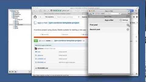 Use a listview in a jQuery Mobile Cordova app
