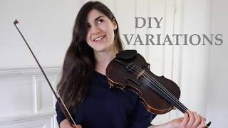 INVENTING VARIATIONS on the fiddle!