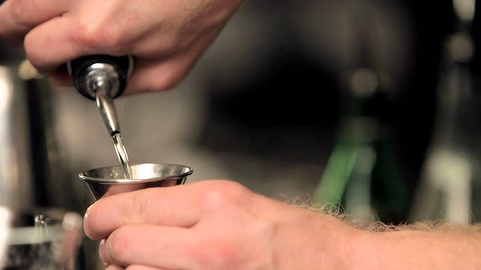 How to use a Peeler for Cocktail Garnishes - DrinkSkool Bar Techniques 