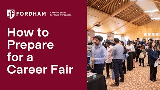 How to Prepare for a Career Fair | Fordham Career Center