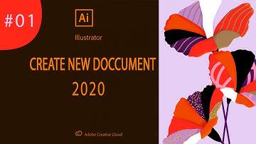Adobe Illustrator CC Tutorial : How to create new Document| Illustrator new Document |Class #01