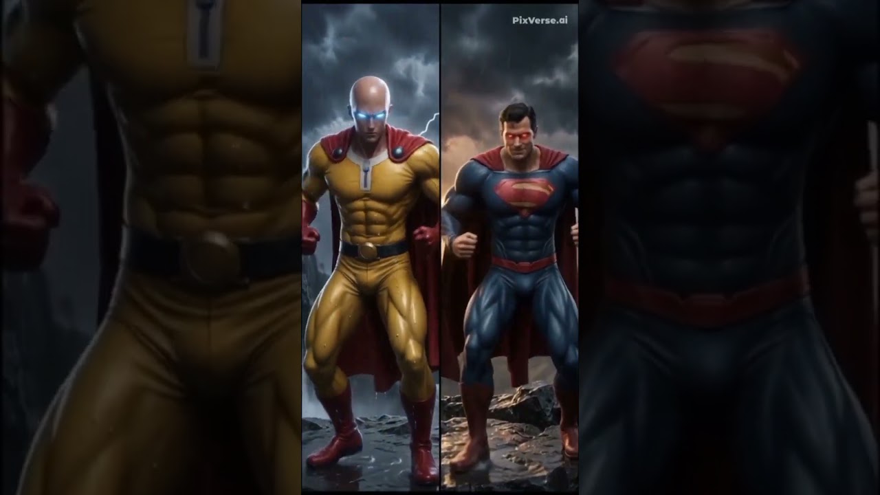 ai merge heros #cyberart #aivideo #deepart