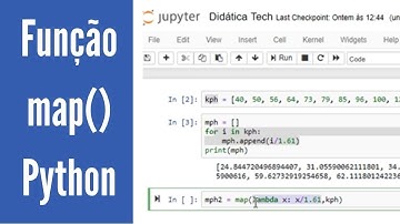 Função map() Python (curso Python para machine learning - Aula 8)