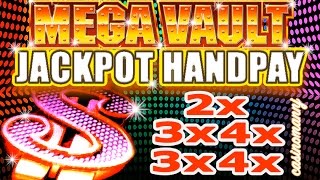 MASSIVE HUGE WIN! - **JACKPOT HANDPAY** - MEGA VAULT SLOT - LIVE! - Slot Machine Bonus