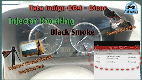 P2147 - Injector Bank 1 Fault - Injectors Knocking, EGR Fault - Indigo CR4 Dicor