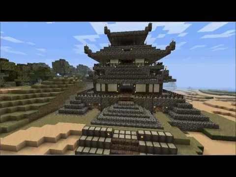 Minecraft chinese temple - YouTube