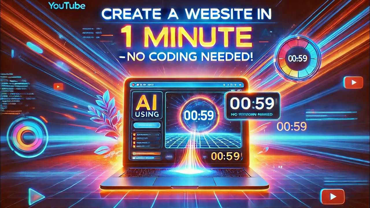 Create a Website in 1 Minute Using AI – No Coding Needed! in TAMIL ...